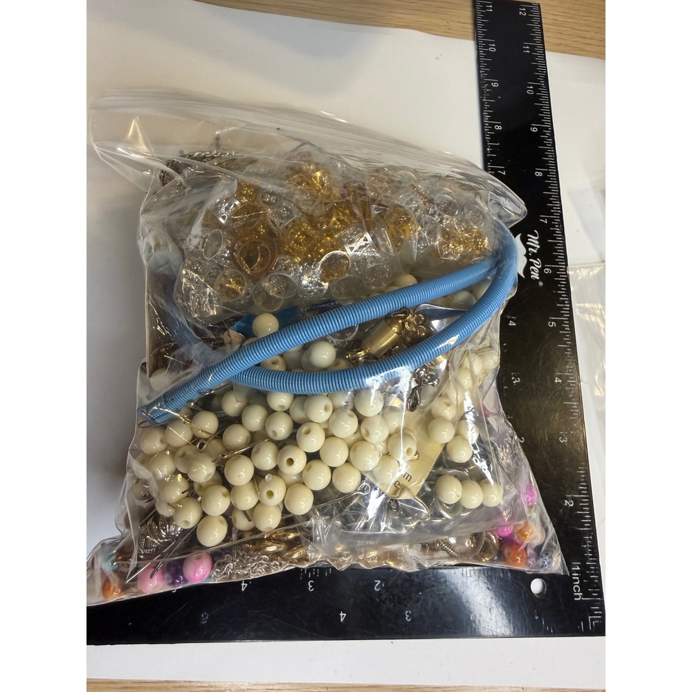 Mixed Jewelry Making Craft Lot 25oz Beads Findings Clasps Charms DIY Supplies